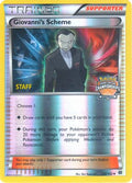 Giovanni's Scheme (Regional Championships) [Staff] 138/162 - League & Championship Cards Reverse Holofoil