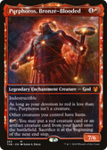 Purphoros, Bronze-Blooded (THB-265) - Theros Beyond Death: (enchantment, Showcase)