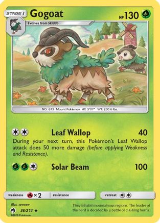 Gogoat 036/214 - SM  Lost Thunder