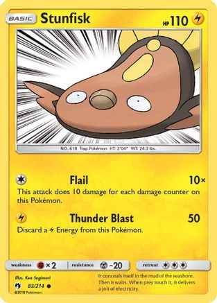 Stunfisk 083/214 - SM  Lost Thunder