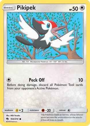 Pikipek 163/214 - SM  Lost Thunder