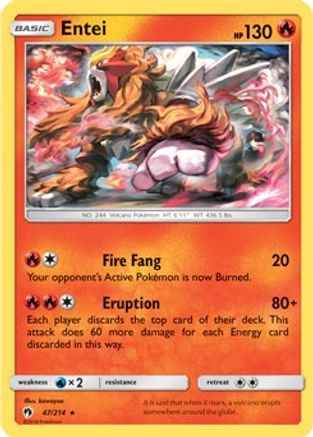 Entei (SM Lost Thunder) 047/214 - Deck Exclusives Holofoil