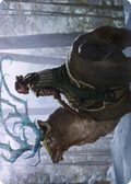 Boreal Outrider Art Card (ASKHM-042) - Art Series: Kaldheim (Borderless)