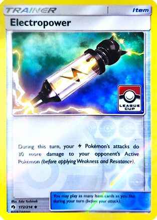 Electropower 172/214 - League & Championship Cards - Reverse Holofoil