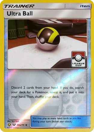 Ultra Ball (League Cup) 68a/073 - League & Championship Cards Reverse Holofoil
