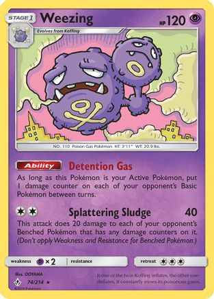 Weezing 074/214 - SM  Unbroken Bonds