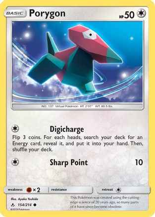 Porygon 154/214 - SM  Unbroken Bonds