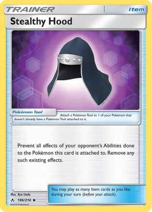 Stealthy Hood 186/214 - SM  Unbroken Bonds
