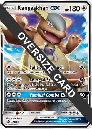 Kangaskhan GX (SM Black Star Promo) SM188 - Jumbo Cards Holofoil