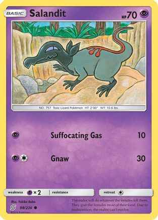 Salandit 098/236 - SM  Unified Minds Reverse Holofoil