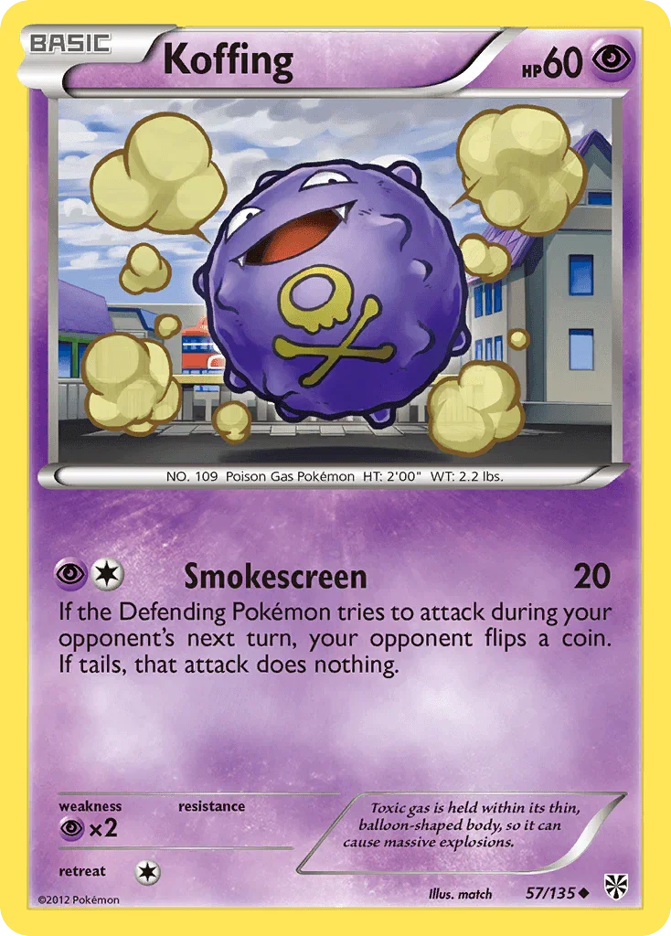 Koffing (57/135) [Black & White: Plasma Storm]