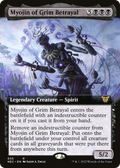 Myojin of Grim Betrayal (NEC-055) - Neon Dynasty Commander: (Extended Art)