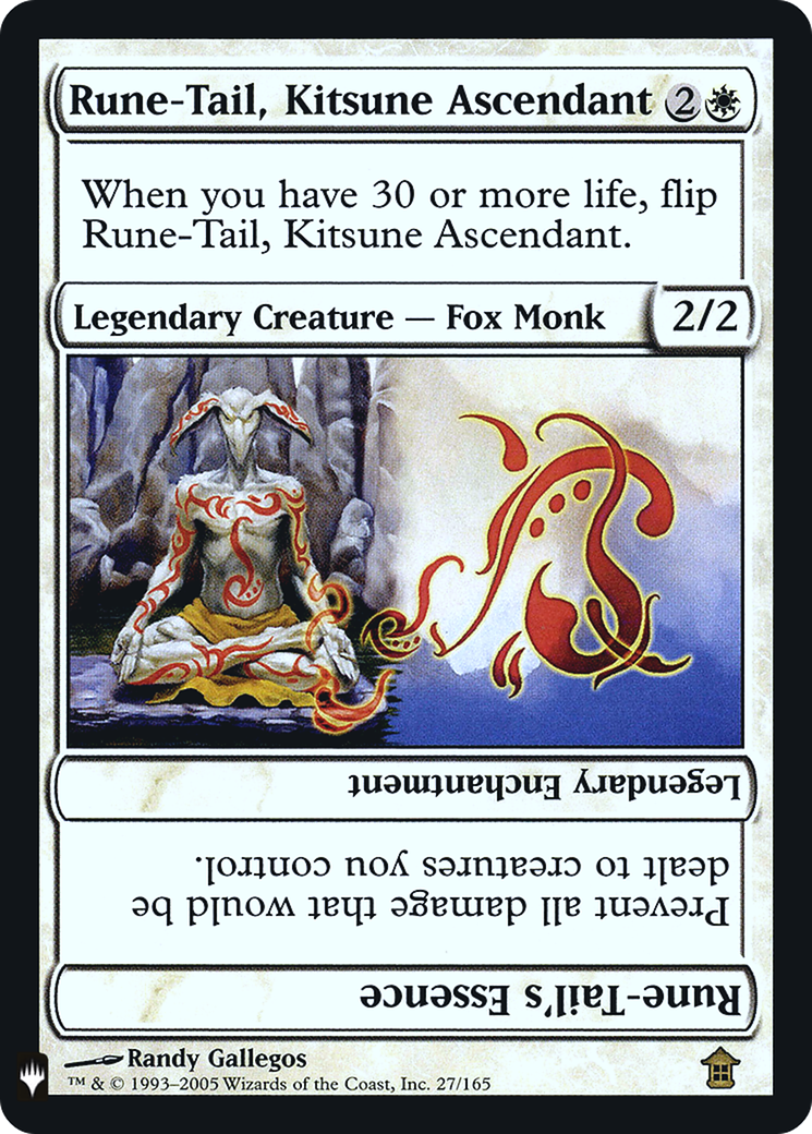 Rune-Tail, Kitsune Ascendant (LIST-027) - The List Foil