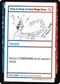 How to Keep an Izzet Mage Busy (CMB1-093) - Mystery Booster Playtest Cards 2021
