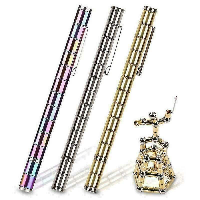 2-Pack: Decompression Magnet Metal Pen