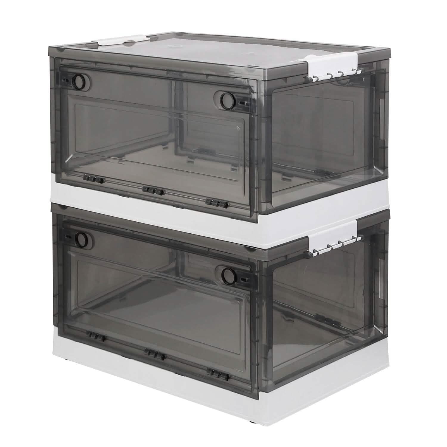 2-Pack: Foldable Storage Bins Collapsible Storage Box Organizer
