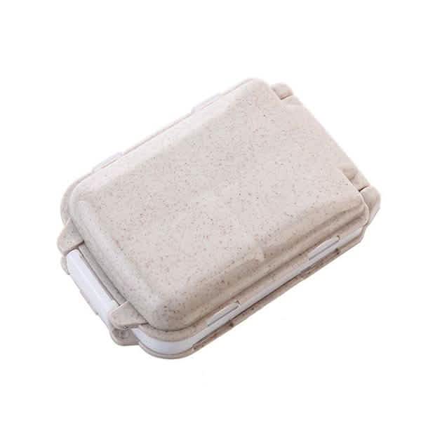 2-Piece: Portable Plastic Pill Box
