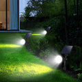 2-Piece: Solar Spotlight Outdoor Dusk Waterproof
