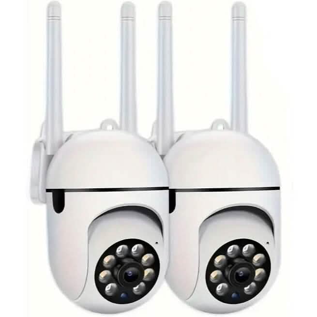 2-Pieces: Compact Wireless IP Security Cameras with App Control