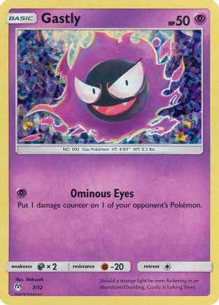 Gastly 007/12 - McDonalds Promos 2019 Holofoil