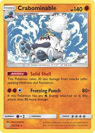 Crabominable 122/236 - SM  Cosmic Eclipse
