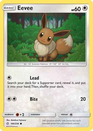 Eevee 166/236 - SM  Cosmic Eclipse