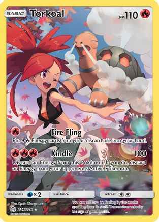 Torkoal (Secret) 237/236 - SM  Cosmic Eclipse Holofoil