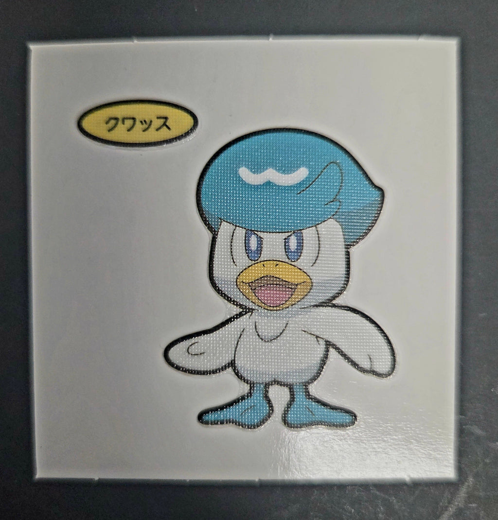 Pokemon Bread Seal Deco Character Sticker - Quaxly