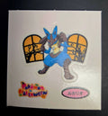 Pokemon Bread Seal Deco Character Sticker - Lucario