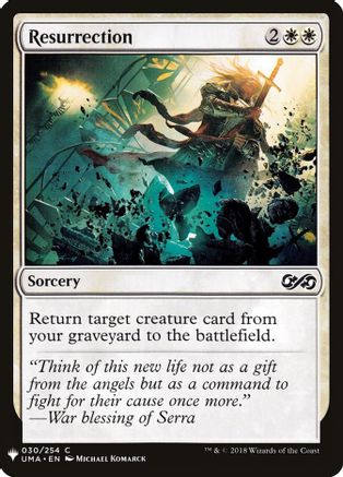 Resurrection (LIST-030) - The List Reprints