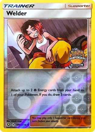 Welder (Regional Championships) 189a/214 - League & Championship Cards Reverse Holofoil