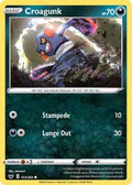 Croagunk 123/202 - SWSH01 Sword & Shield Base Set Reverse Holofoil