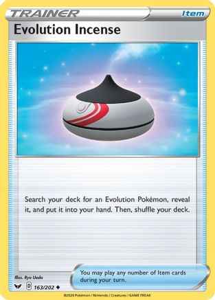 Evolution Incense 163/202 - SWSH01 Sword & Shield Base Set
