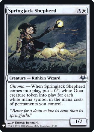 Springjack Shepherd (LIST-15/180) - The List Reprints Foil