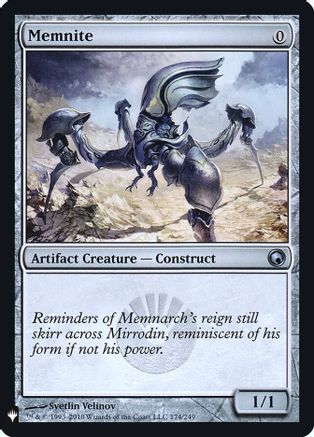 Memnite (LIST-174) - The List Reprints