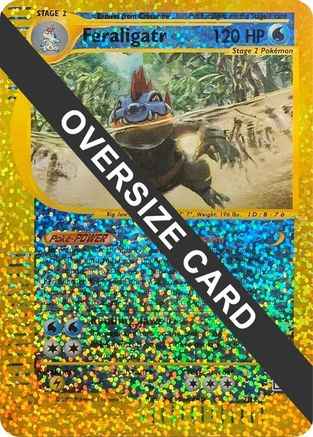 Feraligatr (Box Topper) 002/12 - Jumbo Cards Reverse Holofoil