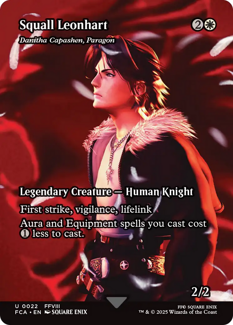 Danitha Capashen, Paragon (FCA-022) - FINAL FANTASY: Through the Ages / Squall Leonhart (Borderless) Foil