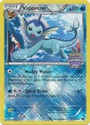 Vaporeon 025/108 - League & Championship Cards - Reverse Holofoil