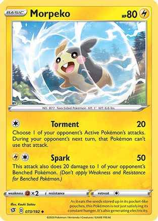 Morpeko 073/192 - SWSH02 Rebel Clash