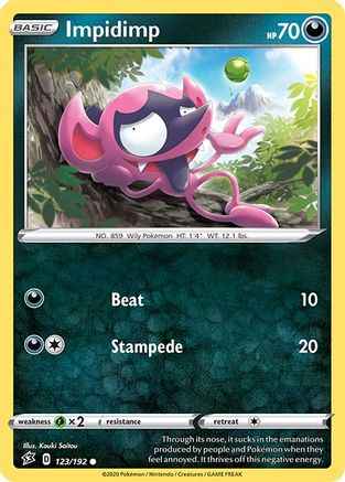 Impidimp 123/192 - SWSH02 Rebel Clash