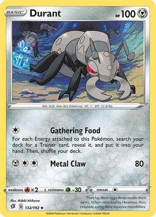 Durant 132/192 - SWSH02 Rebel Clash