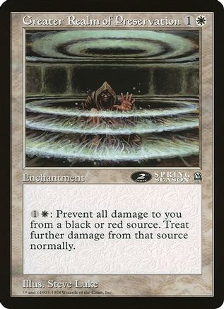 Greater Realm of Preservation (2nd Place) (Arena League) (OVER-) - Oversize Cards