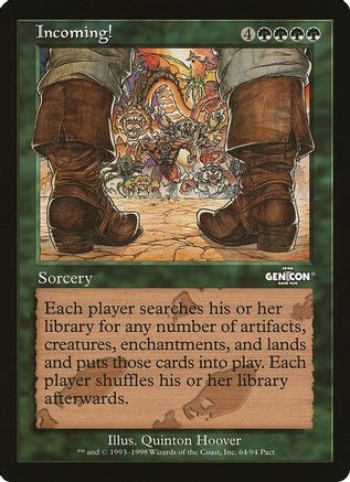 Incoming! (Arena League) (OVER-) - Oversize Cards