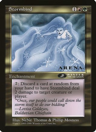 Stormbind (Arena League) (OVER-) - Oversize Cards