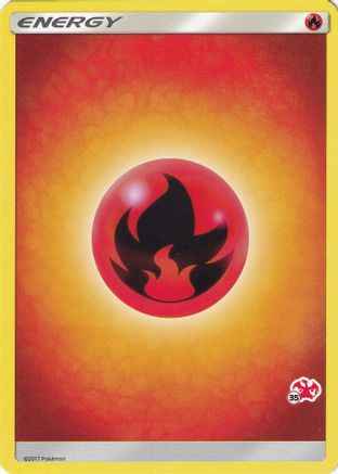 Fire Energy (# Charizard Stamped)  - Battle Academy