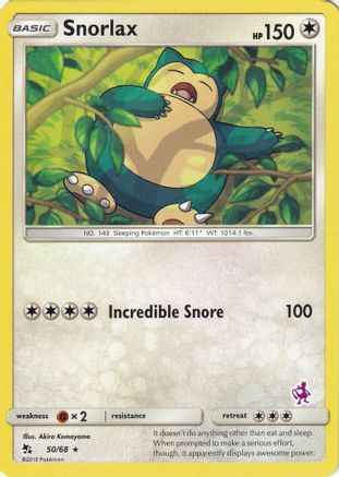 Snorlax (Mewtwo Stamped) 050/68 - Battle Academy