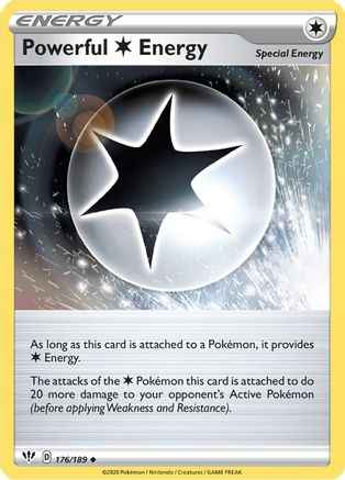 Powerful C Energy 176/189 - SWSH03 Darkness Ablaze Reverse Holofoil