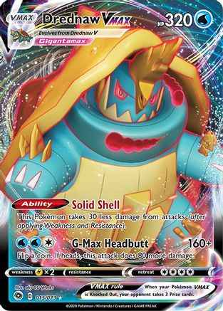 Drednaw VMAX 015/73 - Champions Path Holofoil