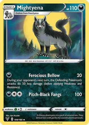 Mightyena 104/185 - SWSH04 Vivid Voltage