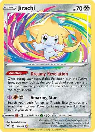 Jirachi 119/185 - SWSH04 Vivid Voltage Holofoil